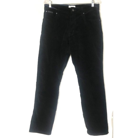 Wrangler Other - Wrangler Mens Corduroy Texas Slim Stretch Tapered Jeans Black 32X30 From USA